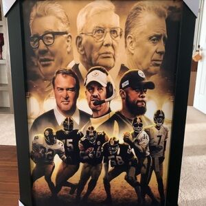 Pittsburgh Steelers Legends Framed Art Print